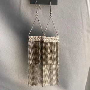 Express Silver Chandelier Earrings